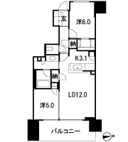Floor: 2LDK + 2N + WIC, the occupied area: 60.94 sq m, Price: TBD