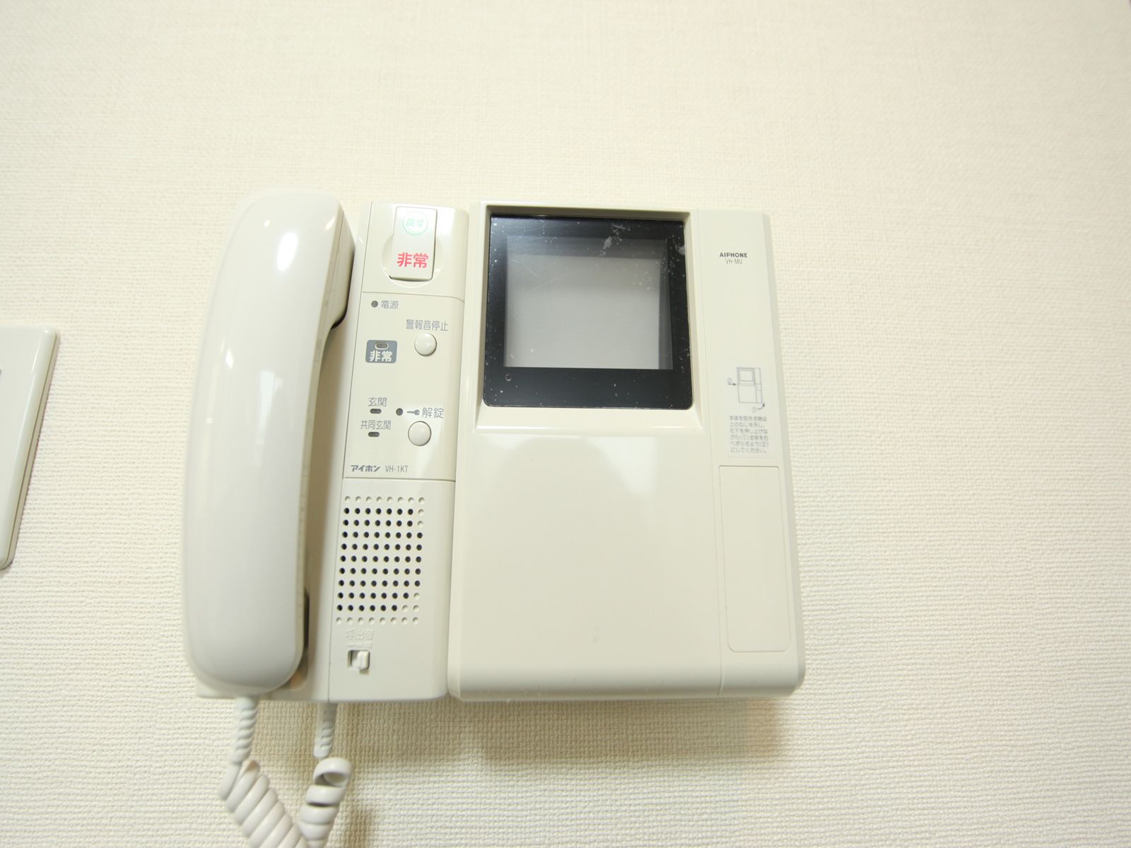 Security. Intercom with TV monitor