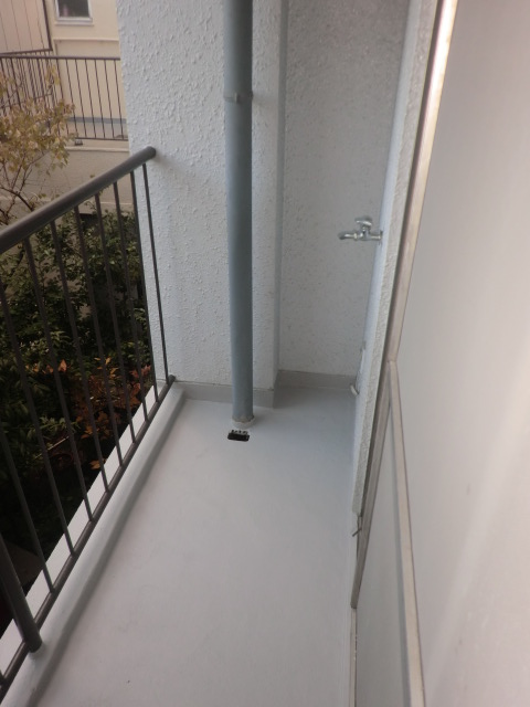 Balcony. Washing machine storage will be on the balcony