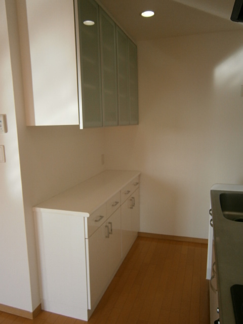 Kitchen. With cupboard