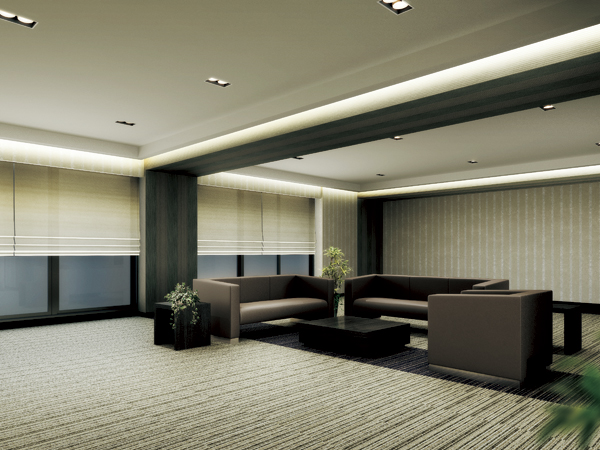 Shared facilities.  [Salon Rendering] Was prepared on the second floor, "Izumi Salon" is, Ya meeting with the guest, Such as the negotiations with important customers, Open space that can be used in a variety of applications. The minimum beautiful space in simple and, Vendors also available (surcharge). It can be had breath in between meeting