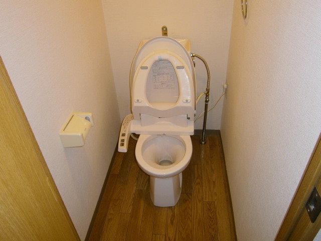 Toilet. Toilet is with a bidet. 