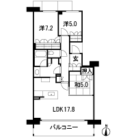 Floor: 3LDK, occupied area: 81.33 sq m, Price: 50.8 million yen