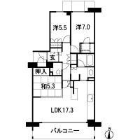 Floor: 3LDK + WIC, the occupied area: 80.57 sq m, Price: 47.8 million yen