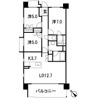 Floor: 3LDK + WIC, the occupied area: 74.24 sq m, Price: 28,900,000 yen ・ 30,700,000 yen