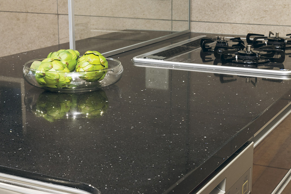 Kitchen.  [Artificial marble countertops] The counter top, Clean and also adopt the artificial marble of easy warm color maintenance. To produce a kitchen space dignified (same specifications)