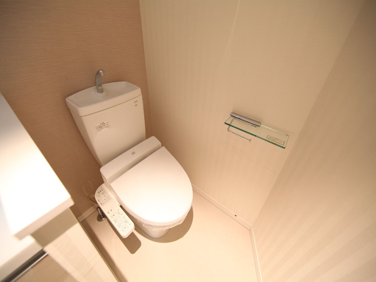 Toilet. Toilet with warm water washing toilet seat