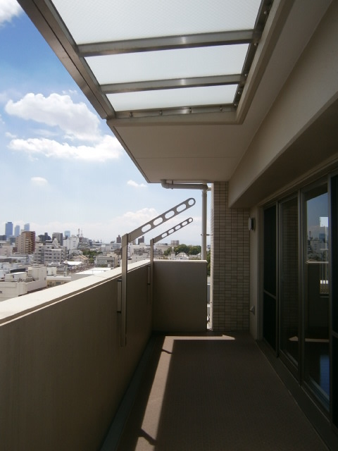 Balcony. Large veranda