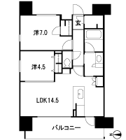 Floor: 2LDK, occupied area: 60.07 sq m, Price: 29.4 million yen ・ 32,500,000 yen