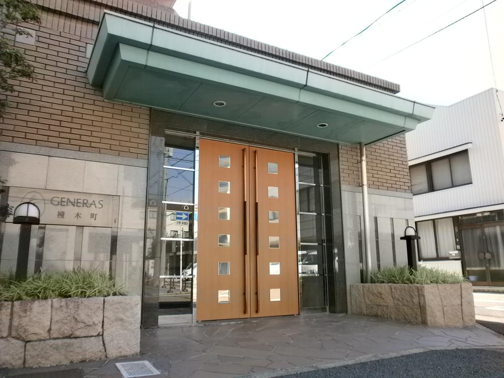 Entrance. The main entrance is the east side of the building.