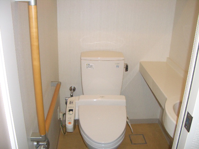 Toilet. White space full of cleanliness. 