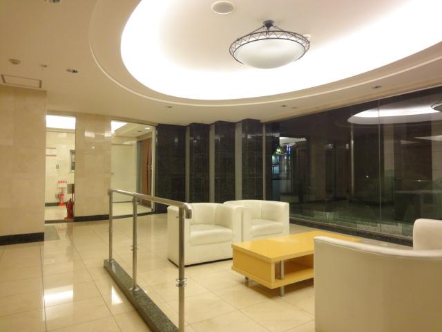 lobby. It was used marble abundantly on the floor and walls, It is graceful and wide entrance hall and lobby
