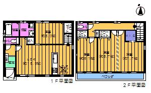 Floor plan. (C Building), Price 31,900,000 yen, 4LDK, Land area 130.52 sq m , Building area 99.37 sq m