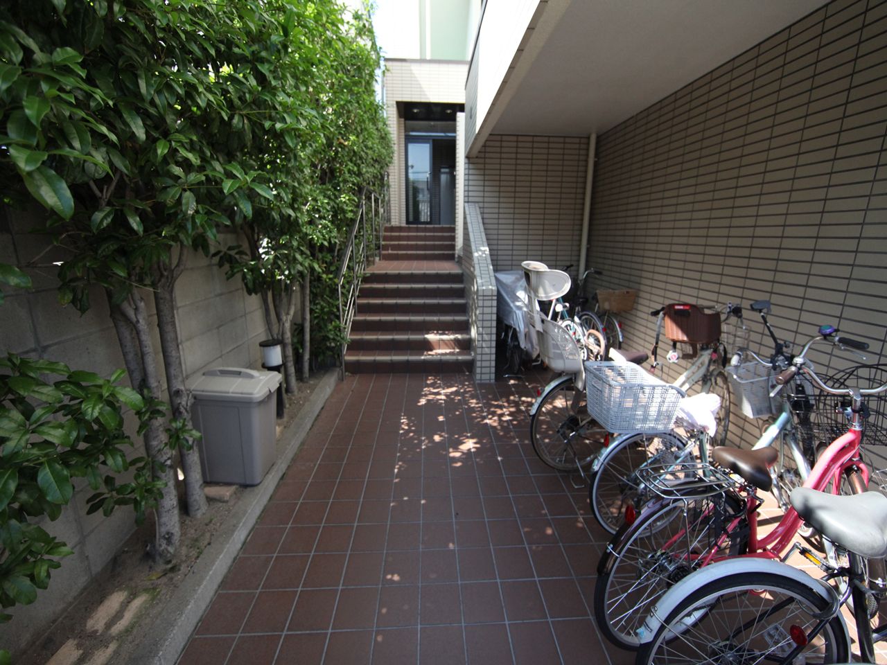 Other common areas. entrance Bicycle-parking space