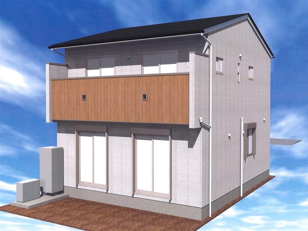 Rendering (appearance). B Building South balcony!