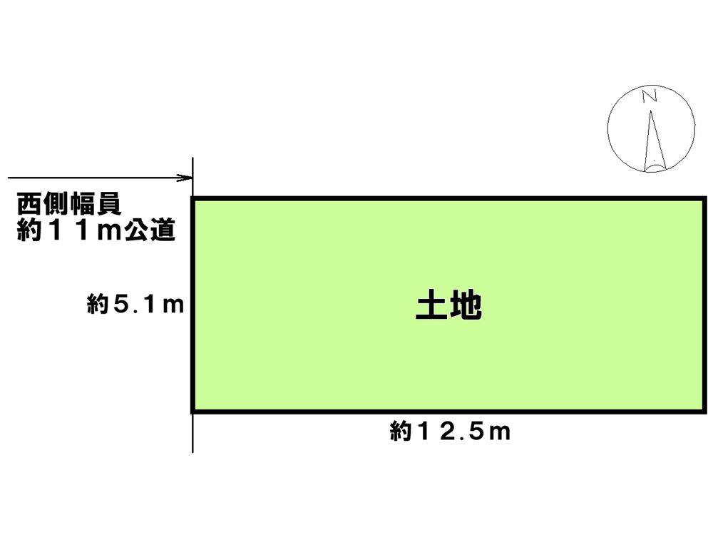 Compartment figure. Land price 11.7 million yen, Land area 65 sq m