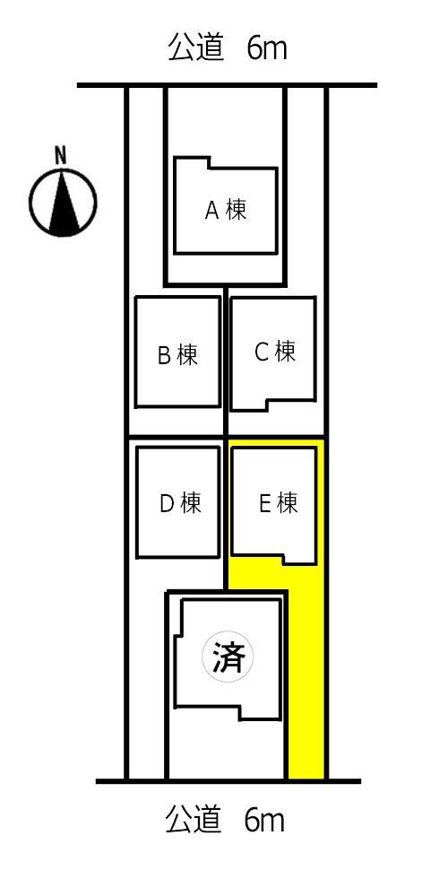The entire compartment Figure. The property is the E Building. You can park two cars
