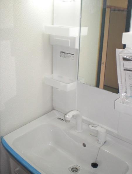 Wash basin, toilet. Vanity exchange