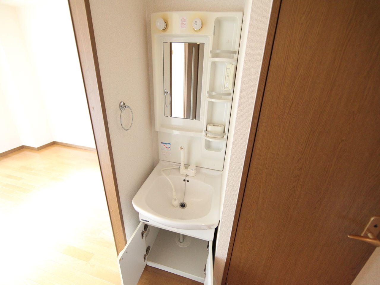 Washroom. Separate vanity (with shampoo dresser)