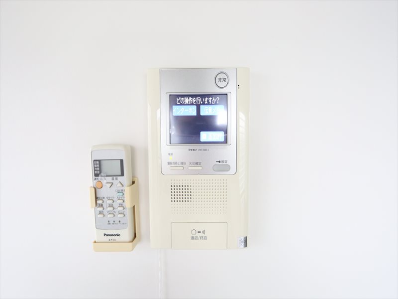 Security. Intercom with TV monitor