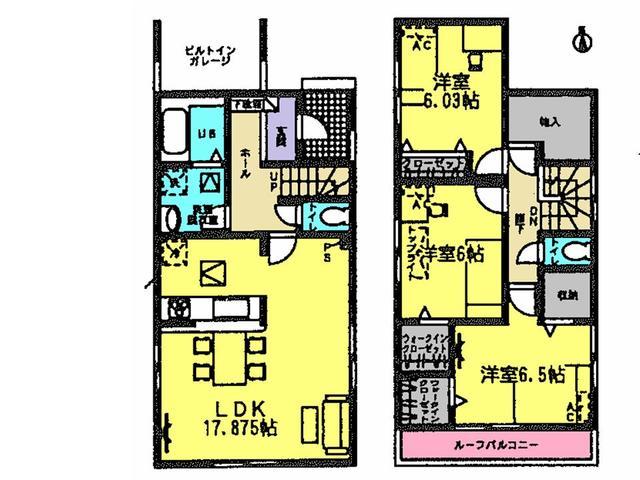 Floor plan. 27,900,000 yen, 3LDK, Land area 102.58 sq m , Building area 98.55 sq m 4 Building Floor plan