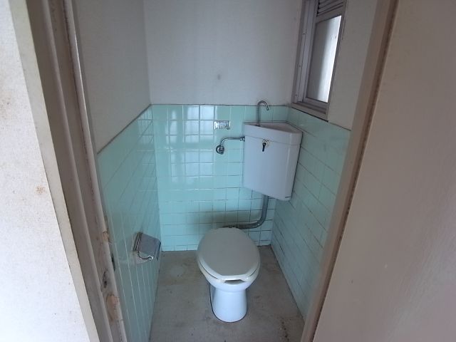 Toilet. Toilet with a window