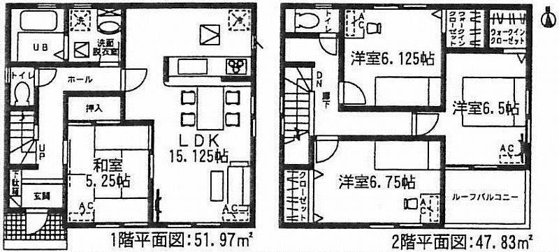 Floor plan. 27,900,000 yen, 4LDK, Land area 127.61 sq m , Building area 99.8 sq m