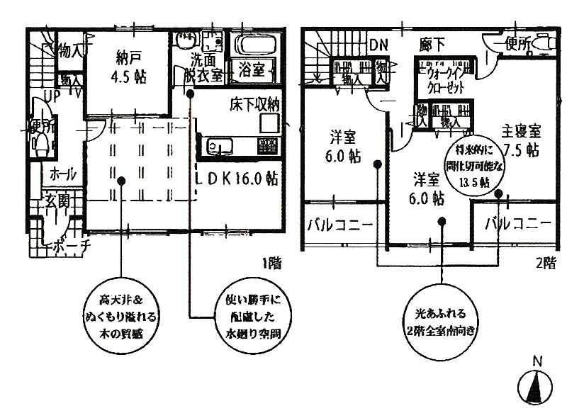 Floor plan. (B Building), Price 29,900,000 yen, 3LDK+S, Land area 128.03 sq m , Building area 99.78 sq m