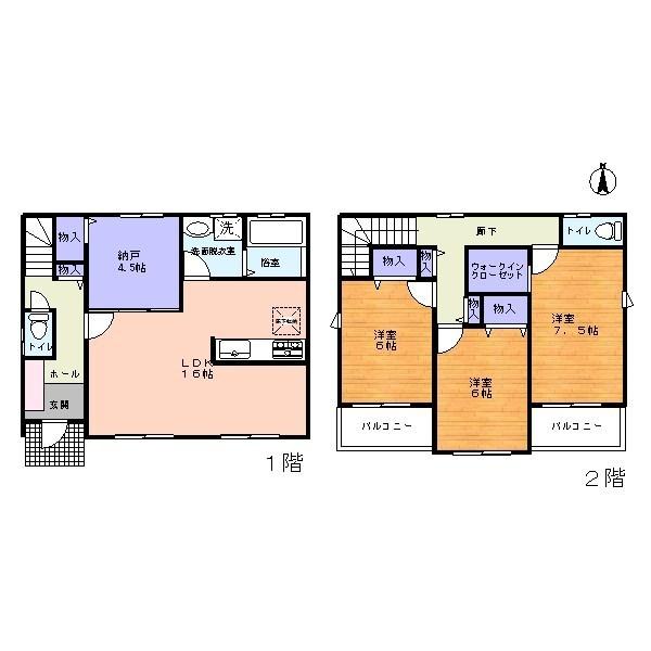 Floor plan. 29,900,000 yen, 3LDK+S, Land area 128.03 sq m , Building area 99.78 sq m