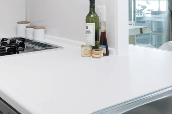 Kitchen.  [Artificial marble countertops] The counter top, Clean and also adopt the artificial marble of easy warm color maintenance. To produce a kitchen space dignified (same specifications)