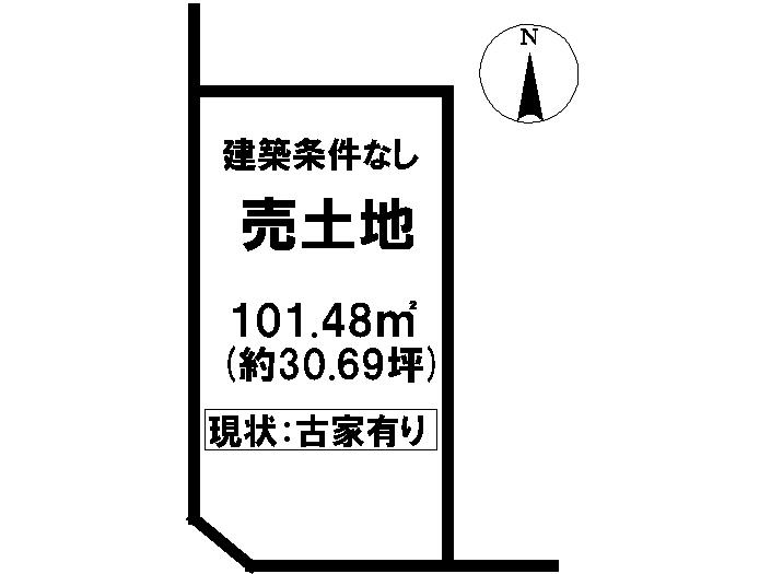 Compartment figure. Land price 21 million yen, Land area 101.48 sq m