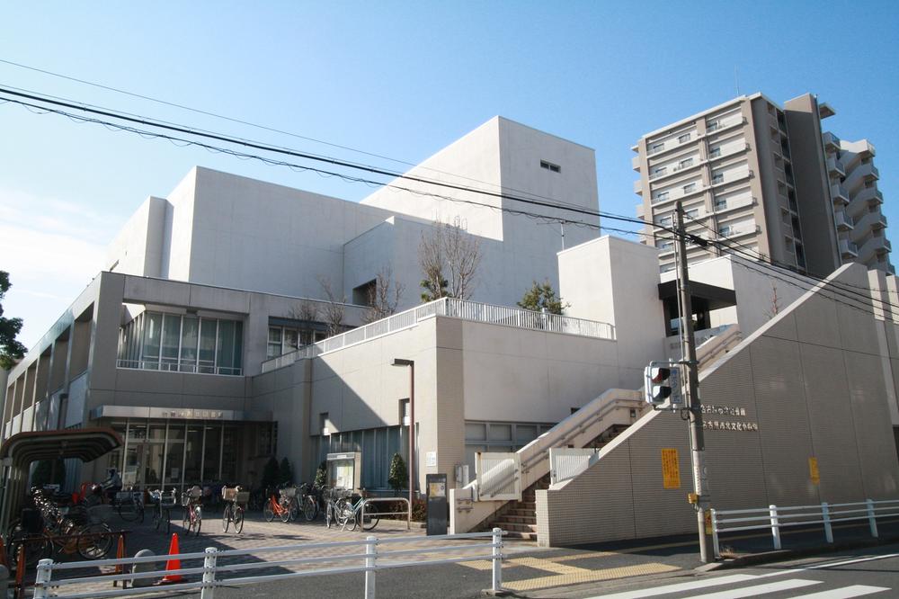 library. 300m to the north library