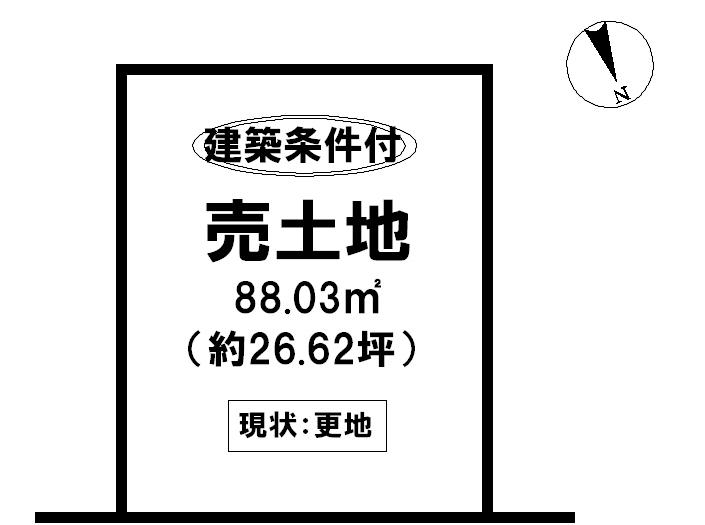 Compartment figure. Land price 13,230,000 yen, Land area 88.03 sq m