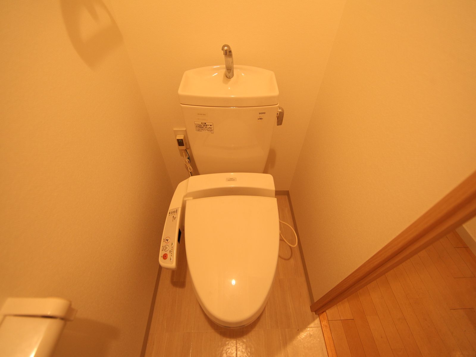 Toilet. Toilet with warm water washing toilet seat