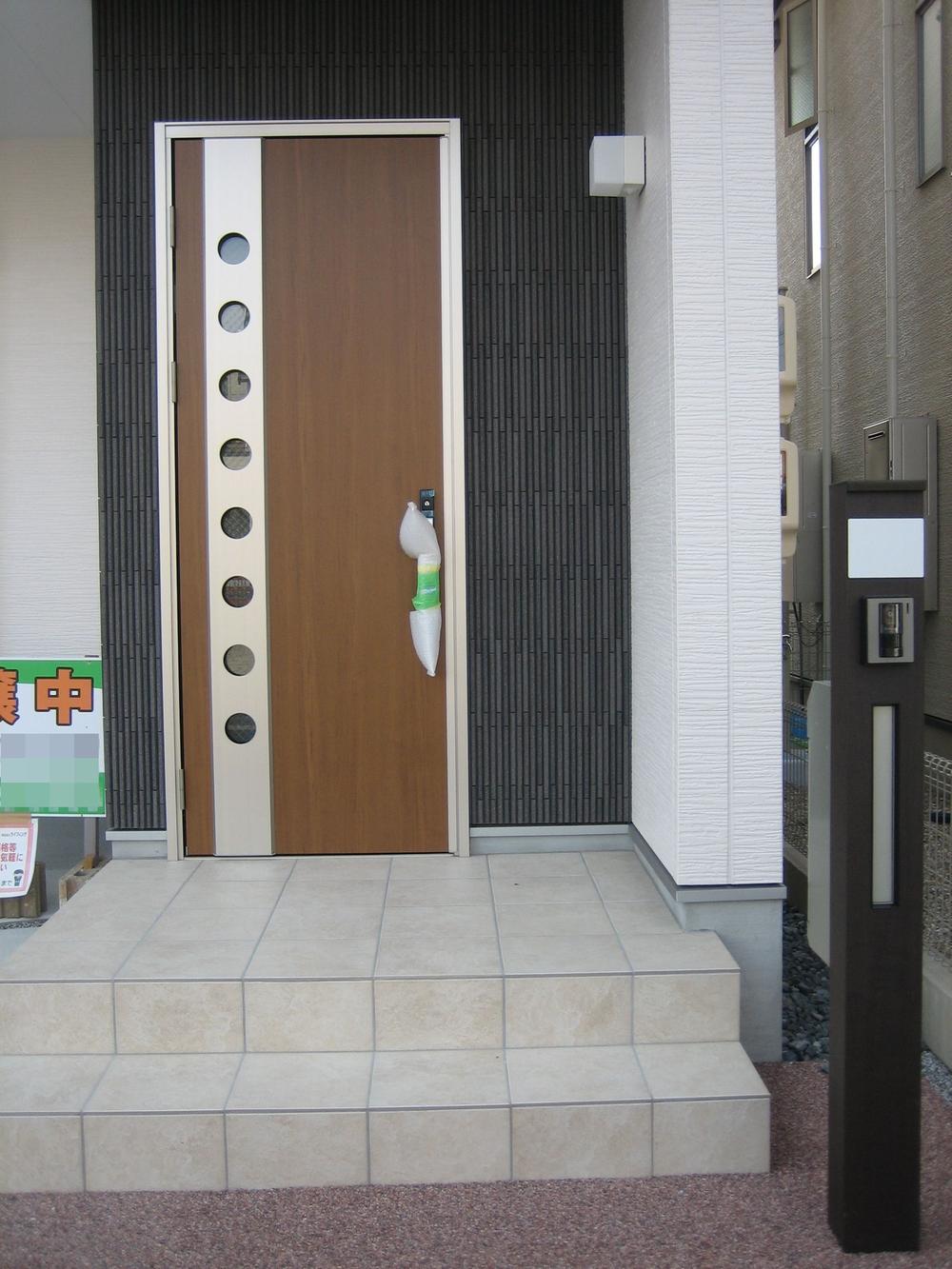 Entrance. Smart front door of the card key specification