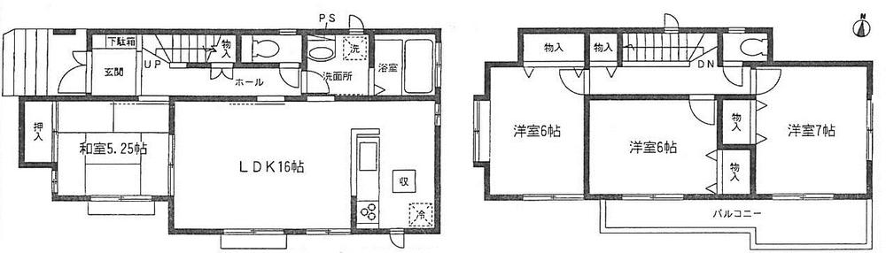 Floor plan. (A Building), Price 33,800,000 yen, 4LDK, Land area 113.14 sq m , Building area 98.56 sq m