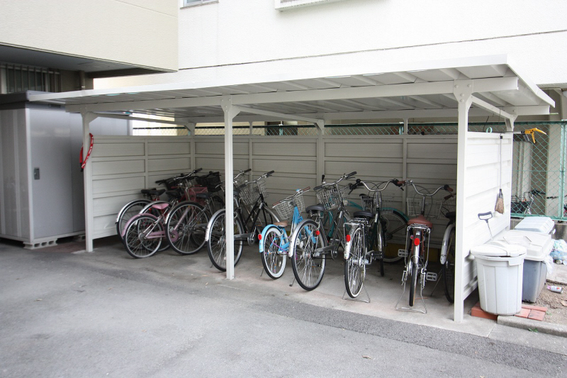 Other common areas. There is a bicycle parking lot. 