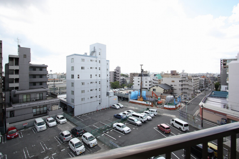 View. A view from the veranda. 