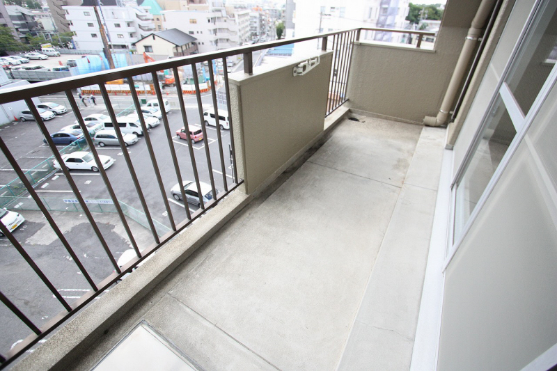 Balcony. Likely laundry is well dry. 