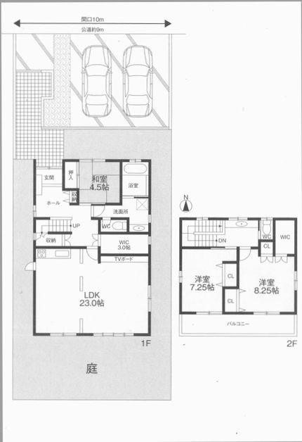Floor plan. 42,800,000 yen, 3LDK + S (storeroom), Land area 229.84 sq m , 3SLDK of building area 125.03 sq m room