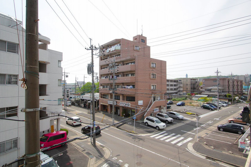 View. Around is a quiet residential area.