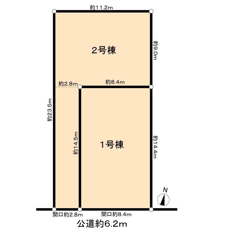 Compartment figure. 36,800,000 yen, 4LDK, Land area 122.57 sq m , Building area 98.01 sq m