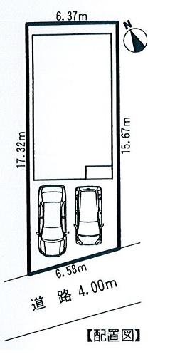 Compartment figure. 36,800,000 yen, 4LDK, Land area 105.02 sq m , Building area 105.3 sq m