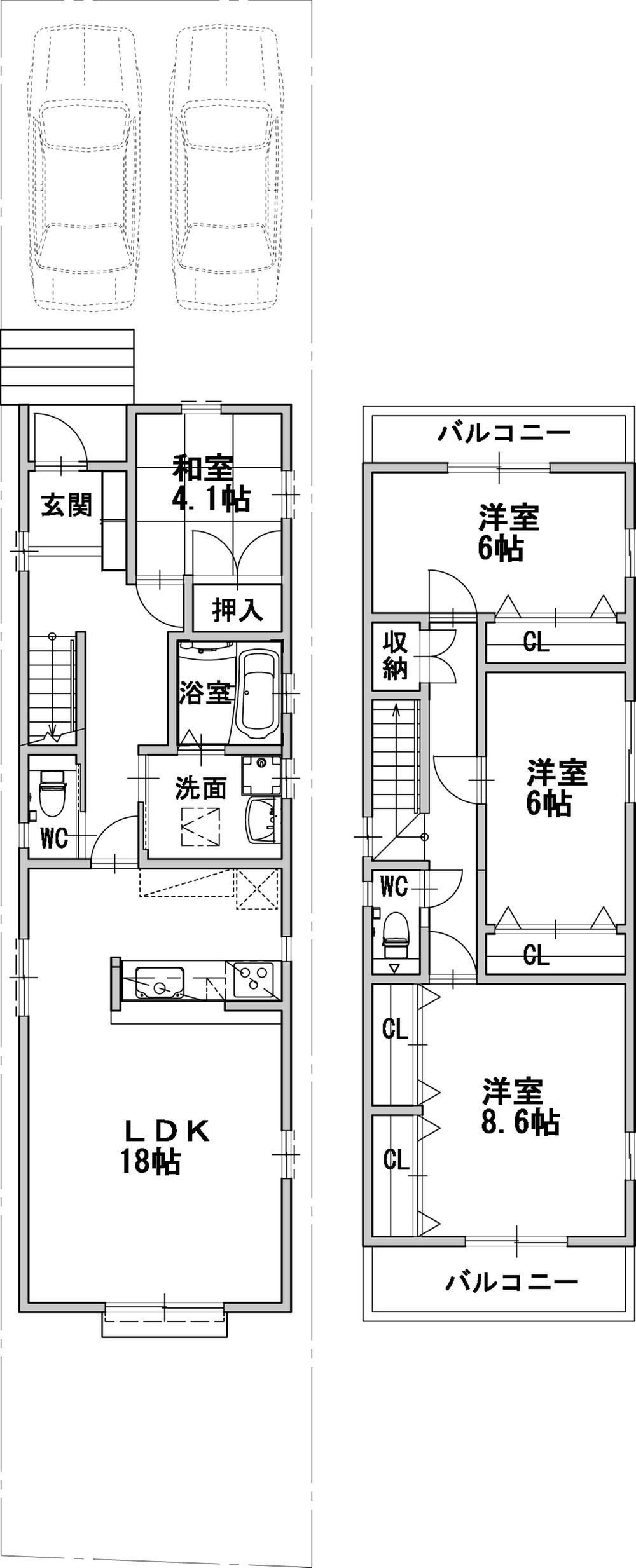 Floor plan. 4LDK
