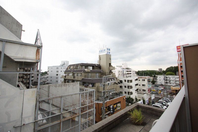 View. A view from the veranda. 