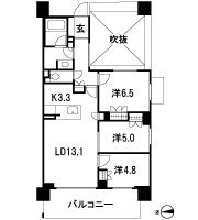 Floor: 3LDK, occupied area: 73.11 sq m, Price: 31,300,000 yen ・ 32,200,000 yen