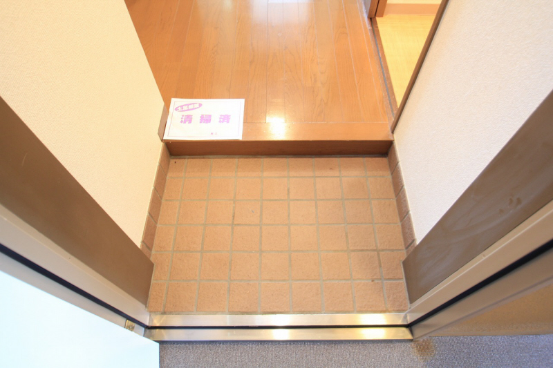 Entrance. It is simple and easy to use front door. 