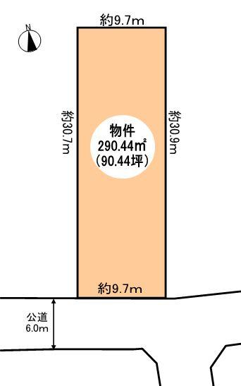 Compartment figure. Land price 53,800,000 yen, Land area 299 sq m
