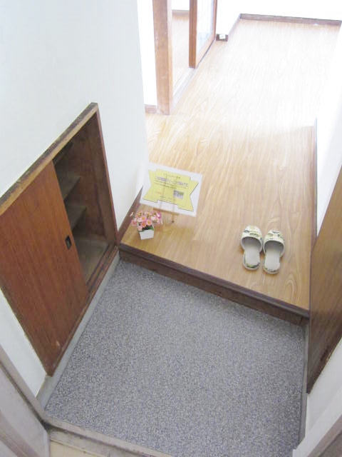 Entrance. Entrance Shoe box