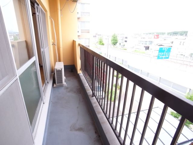 Balcony. Futon, Jose and laundry firm. 